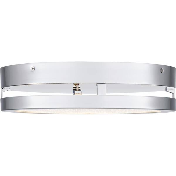 Sylvia 13 in. Polished Chrome LED Flush Mount