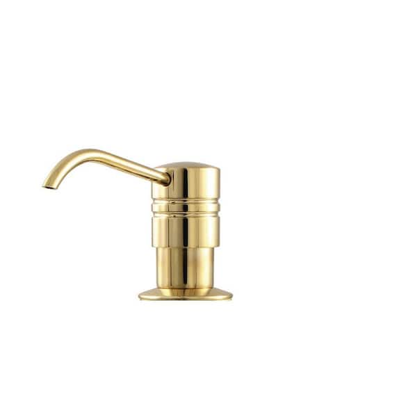 Milano Soap Dispenser in Polished Brass