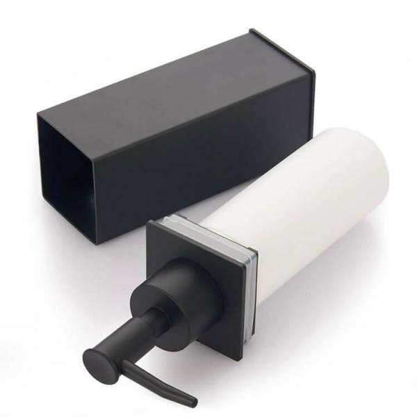 General Hotel Freestanding Soap Dispenser in Matte Black