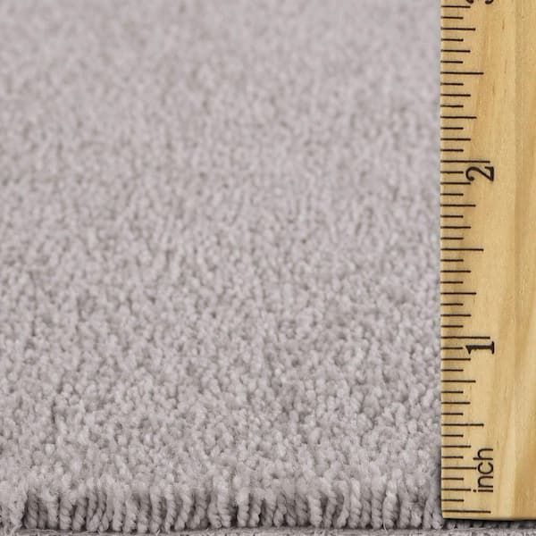 Still in Love II Couple Grey 54 oz. Blend Texture Installed Carpet