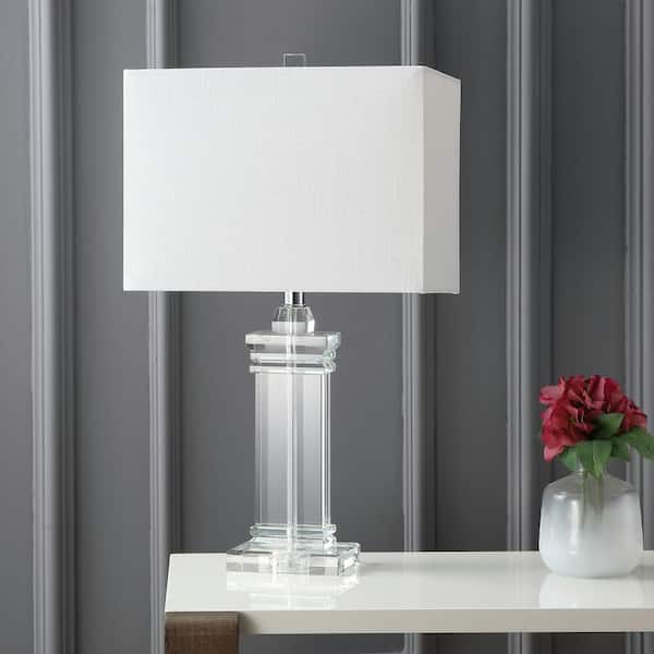 Ophelia 26.5 in. Clear Crystal Table Lamp
