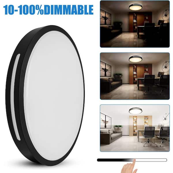 13 in. LED Flush Mount 3000K/4000K/5000K Convertible - 1500 Lumens Ceiling Light Fixture