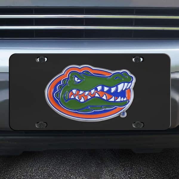 Florida Gators 3D Black License Plate