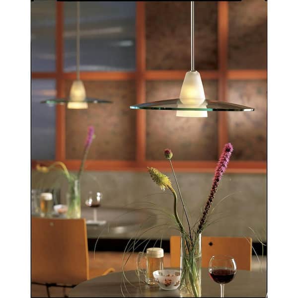1-Light Brushed Nickel Pendant