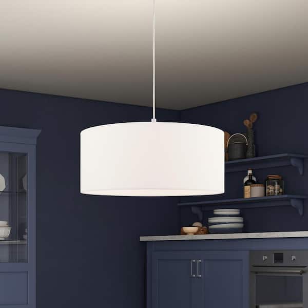 Mercury 1 Light Brushed Nickel Pendant Chandelier