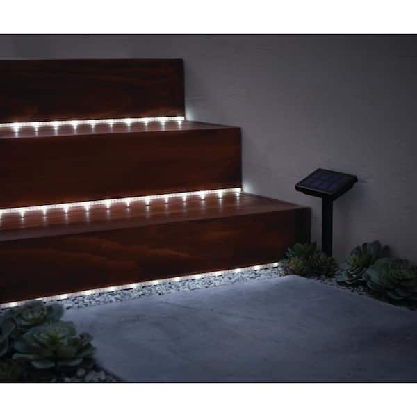Outdoor 16 ft. Solar Warm Light LED Rope Tape Light
