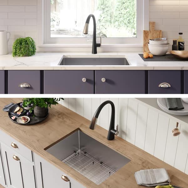 Standart PRO Undermount Stainless Steel 25 in. Single Bowl Kitchen Sink