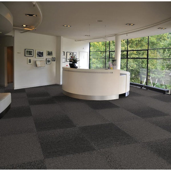 Hosley Malone Residential/Commercial 24 in. x 24 in. Glue-Down Carpet Tile (18 Tiles/Case) (72 sq. ft.)