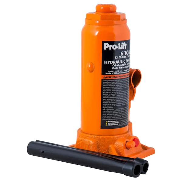 6-Ton Hydraulic Bottle Jack with Pump Handle