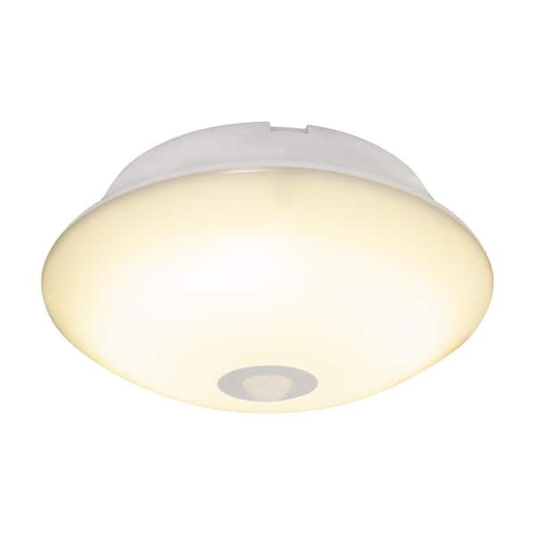 Battery Operated Motion-Activated LED Ceiling Night Light, 1 Bulb, 1-Pack