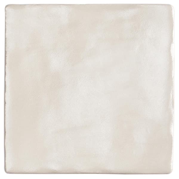 Amagansett Sand Dune Cream 4 in. x 4 in. Mixed Finish Ceramic Wall Tile (5.38 sq. ft. / case)