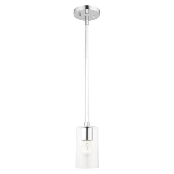 Zurich 1 Light Polished Chrome Pendant