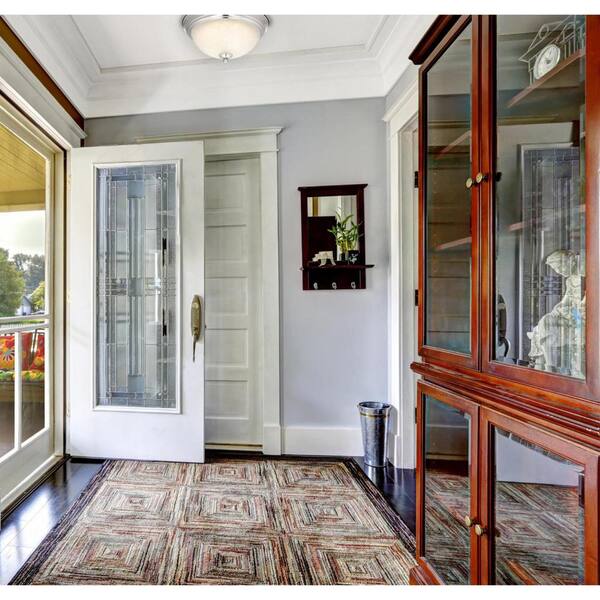 60-Watt Brushed Nickel Integrated LED Flush Mount