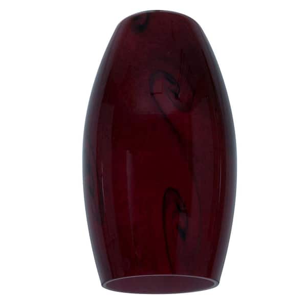 Merlot 3.5 in. Red Sky Glass Finish for Indoor Shades