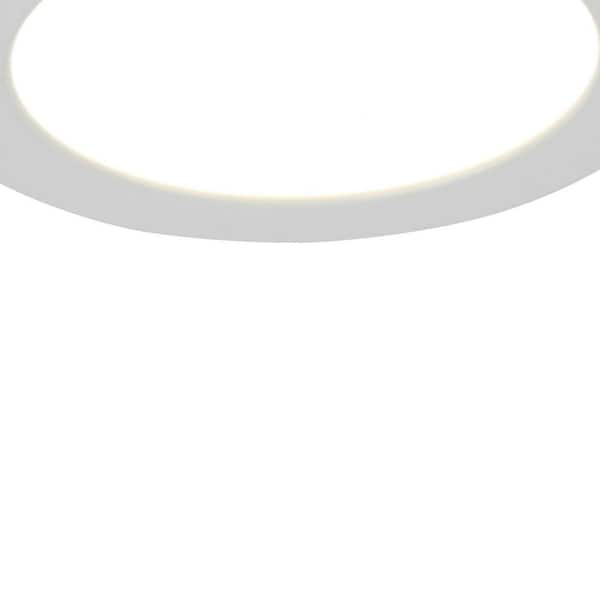 7.2 in. 1-Light White LED Flush Mount