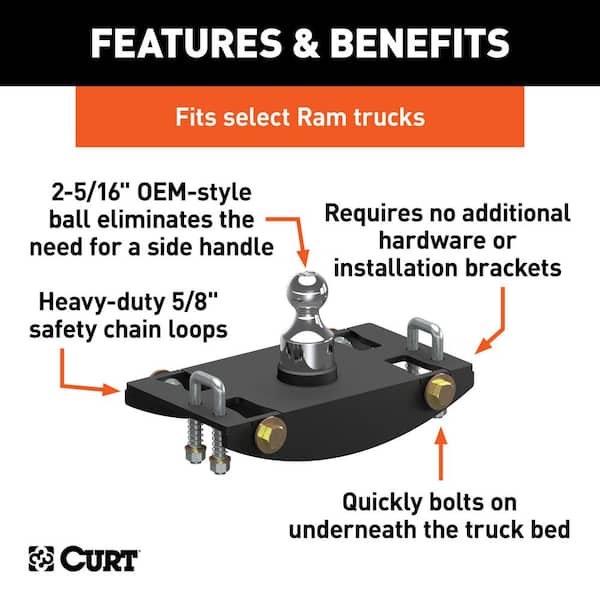 OEM-Style Gooseneck Hitch for Ram