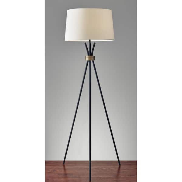 Benson 60 in. Black Floor Lamp