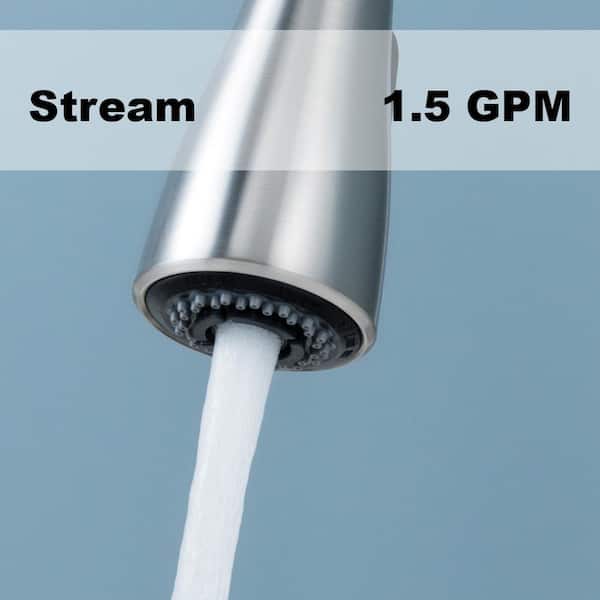 Kleo Single-Handle Pull-Down Sprayer Kitchen Faucet with Reflex and Power Clean in Spot Resist Stainless