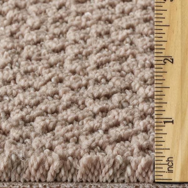 Pretty Penny  - Rustic - Beige 50 oz. Triexta Pattern Installed Carpet