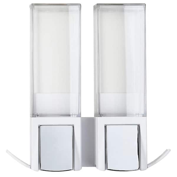 Clever Double Dispenser in White