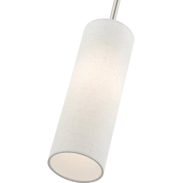 Mercury 1 Light Brushed Nickel Mini Pendant