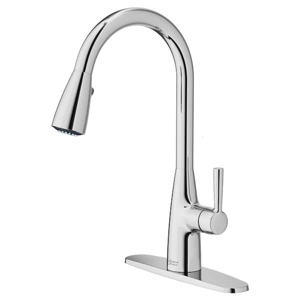 Fairbury 2S Single-Handle Pull-Down Sprayer Kitchen Faucet in Polished Chrome