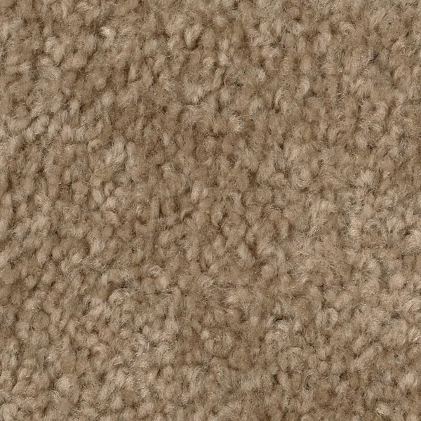 Hot Shot II - Tuscan - Beige 12 ft. Wide x Cut to Length 16 oz. SD Polyester Texture Carpet
