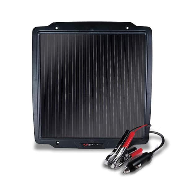 Schumacher Automotive 4.8-Watt Amorphous Solar Battery Maintainer with Water Resistance, Two-Pack Bundle
