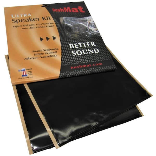 Speaker Sound-Deadening Kit with 1.4 sq. ft. Black Stealth Foil