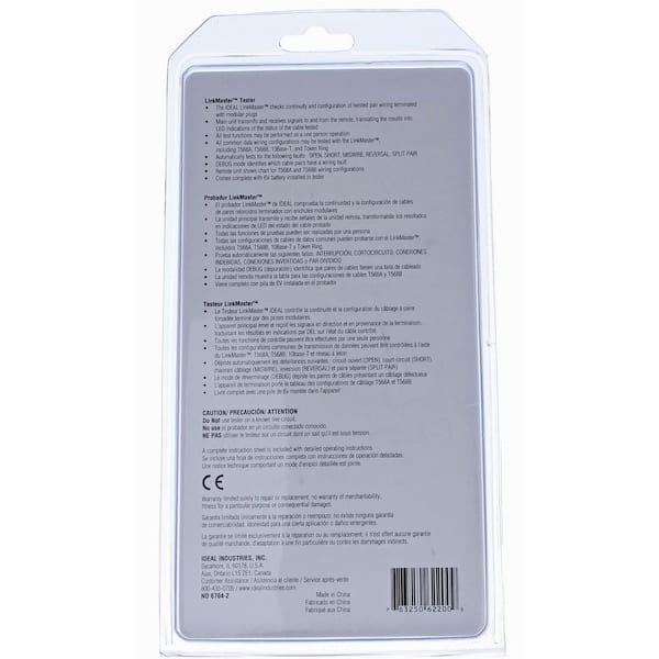 LinkMaster UTP/STP Wiremapper and Tester