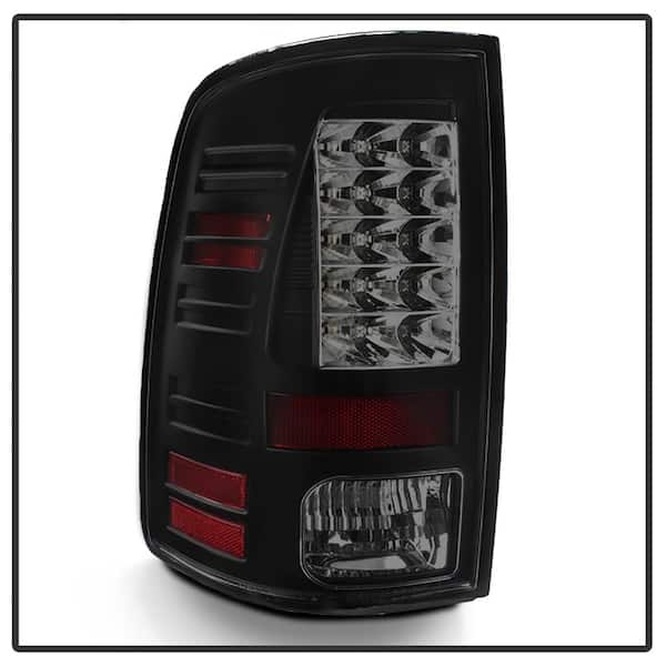 Dodge Ram 1500 09-18 / Ram 2500/3500 10-18 LED Tail Lights -( Not Compatible With LED Model ) - Black Smoke