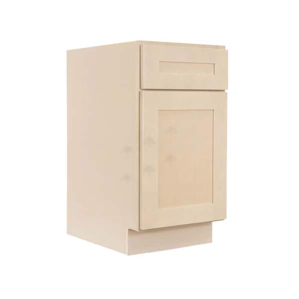 Lancaster Shaker Assembled 18x34.5x24 in. Base Wasket Cabinet in Stone Wash