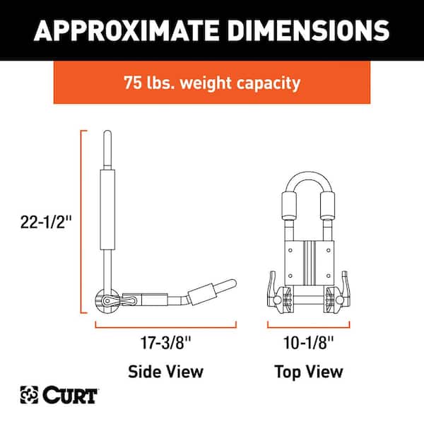 75 lbs. Aluminum Kayak Roof Rack Holders