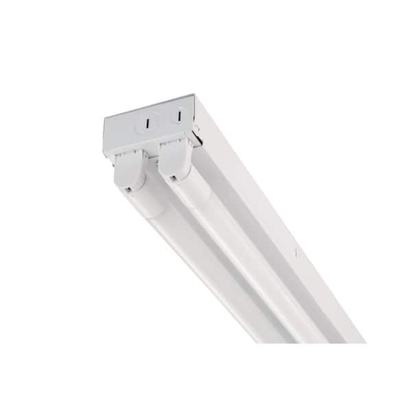 8 ft. 56-Watt T8 LED Tube White Strip Light Fixture, 5000K, 7200 Lumens