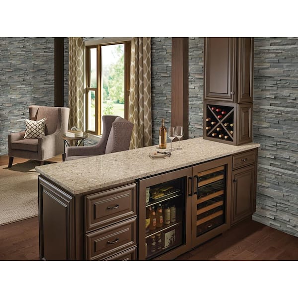 Sierra Blue Ledger Panel 6 in. x 24 in. Natural Quartzite Wall Tile (4 sq. ft./case)