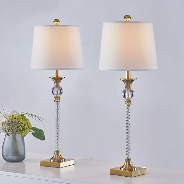 Montgomery 29 .5 in. Gold/Clear Buffet Lamp