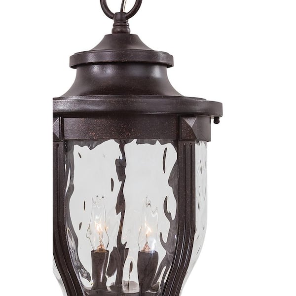 Merrimack Corona Bronze 3-Light Hanging Outdoor Lantern