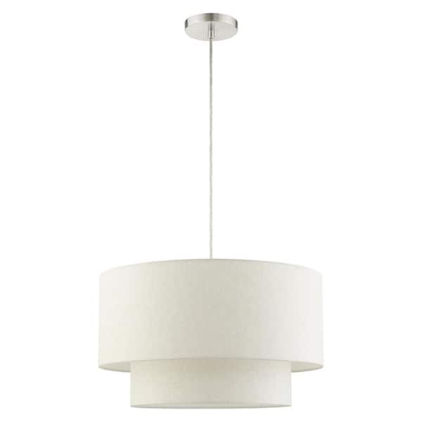 Whitney 3 Light Brushed Nickel Pendant
