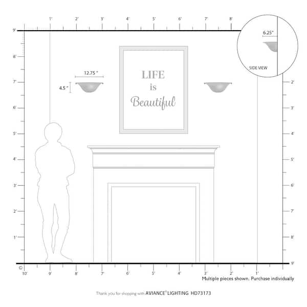 Lawson 1 Light Painted Satin Nickel Wall Sconce