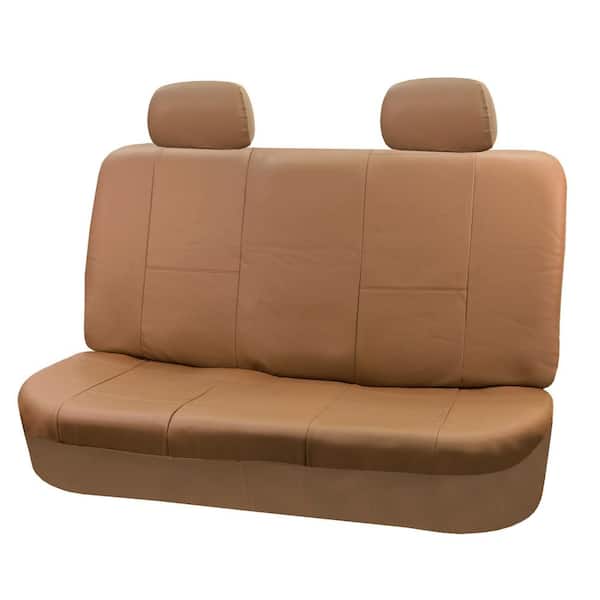 PU Leather 47 in. x 23 in. x 1 in. Full Set Seat Covers