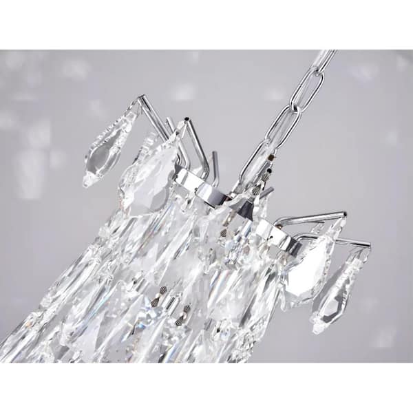 Cheyenne 6 -Light Unique/Statement Empire Chandelier with Crystal Accents
