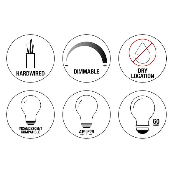 Bercello Estates 15 in. 2-Light Volterra Bronze Semi-Flush Mount with Etched Glass Shade