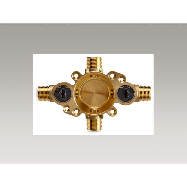 Rite-Temp Pressure-Balancing Valve Body and Cartridge Kits with Service Stops