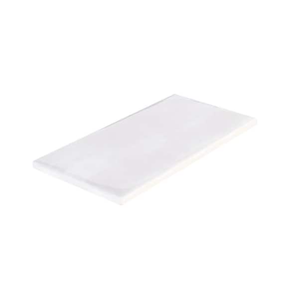 Simply Grey 3 in. x 6 in. Subway Gloss Textured Ceramic Wall Tile (10 sq. ft./Case)