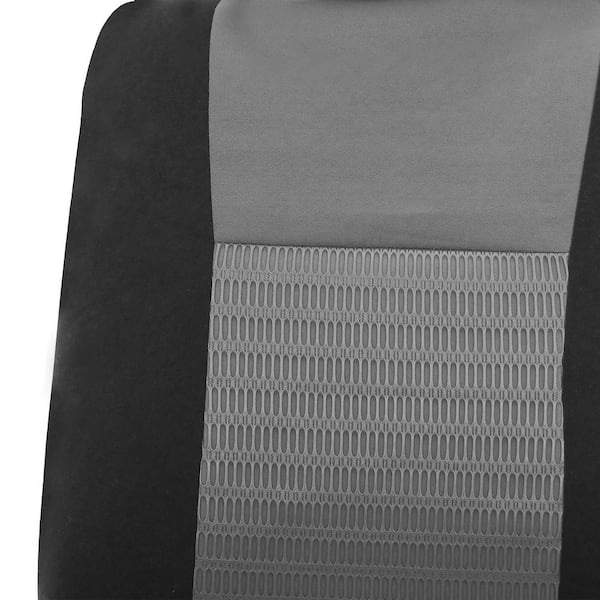 Fabric 47 in. x 23 in x 1 in. Deluxe 3D Air Mesh Front Seat Covers