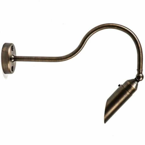 12v Bronze Hardwired Outdoor Weather Resistant Spotlight with LED Warm White Bulb