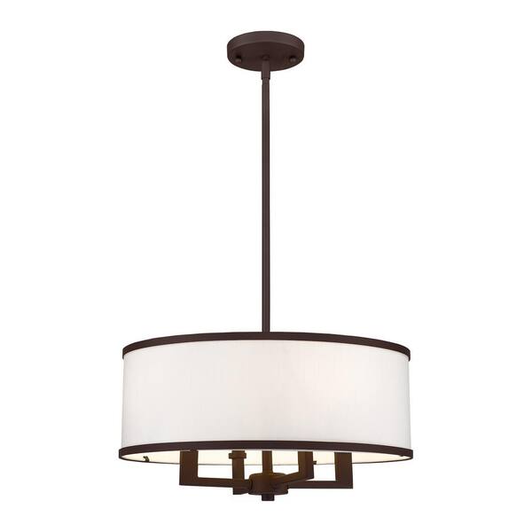 Park Ridge 4 Light Bronze Pendant Chandelier