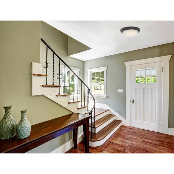 15-Watt Oil Rubbed Bronze Integrated ENERGY STAR LED Flush Mount