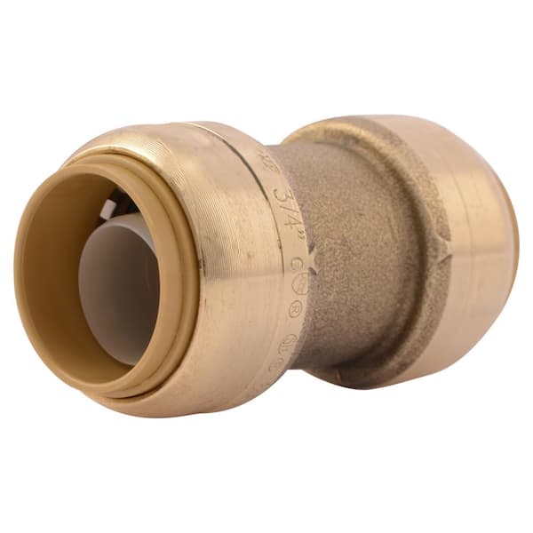 3/4 in. Push-to-Connect Brass Coupling Fitting Pro Pack (4-Pack)