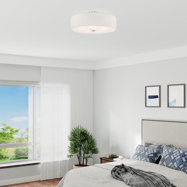 Mercury 5 Light Brushed Nickel Semi Flush Mount